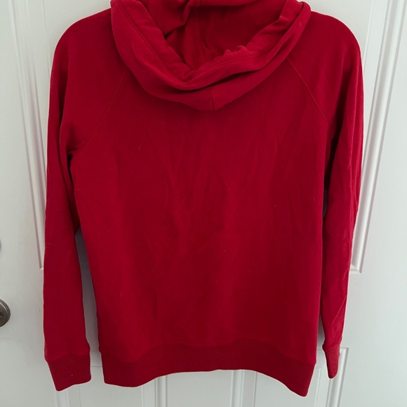 Aerie Zip Sweatshirt Red S - Picture 3 of 3
